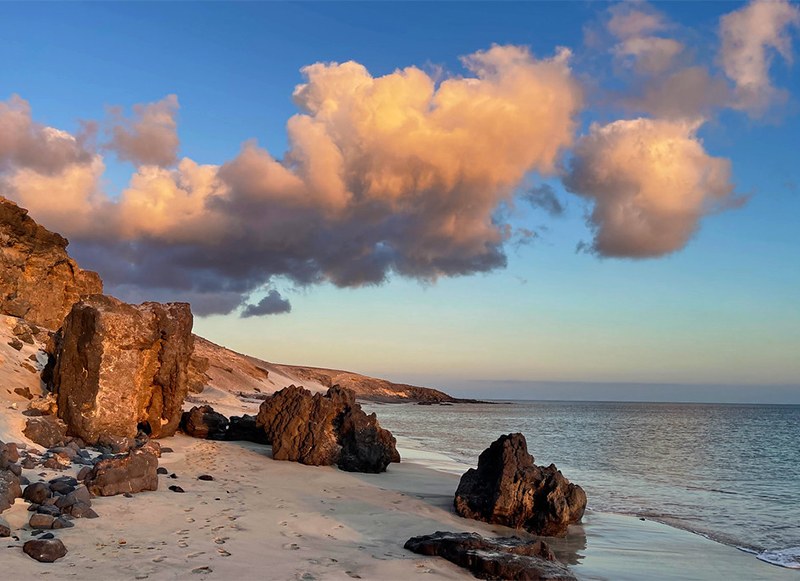 Playa de La Señora, una spiaggia poco ventosa a Fuerteventura