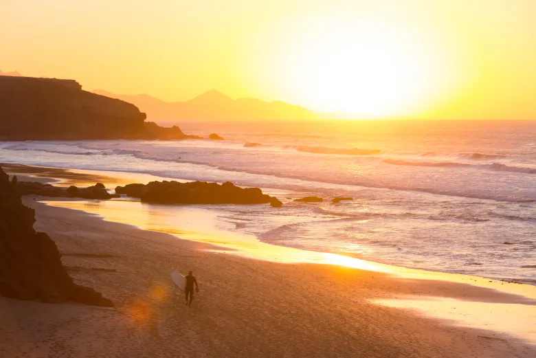 Tramonto Playa de la Pred a Fuerteventura