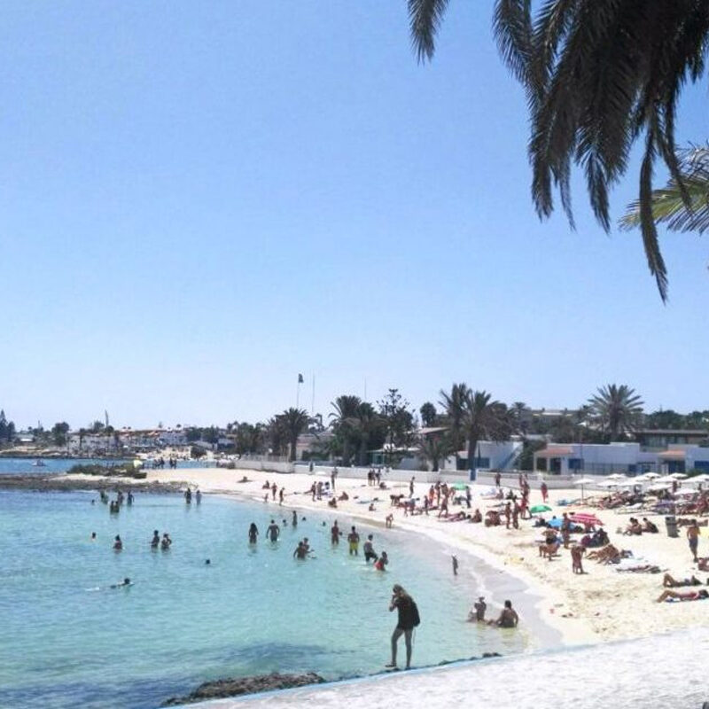 Playa la Goleta una spiaggia attrezzata al nord di Fuerteventura