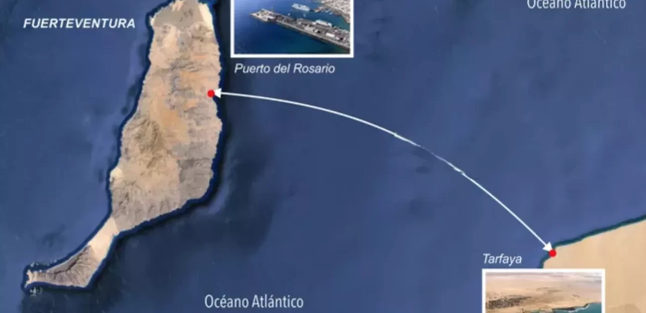 La linea Puerto del Rosario Tarfaya in arrivo