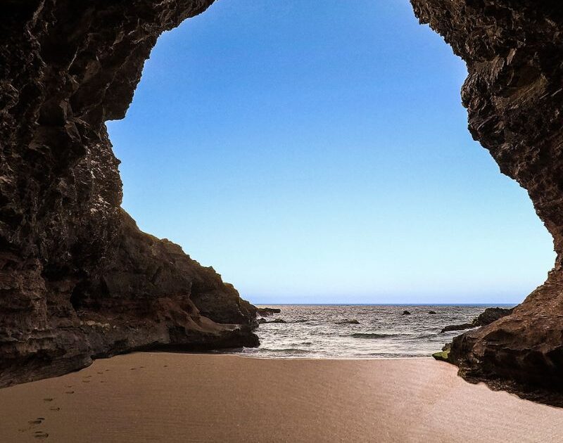 Grotta de La playa de los Ojos nel sud di Fuerteventura